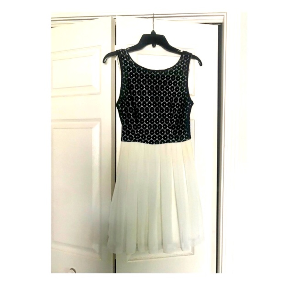 Black and white dress
